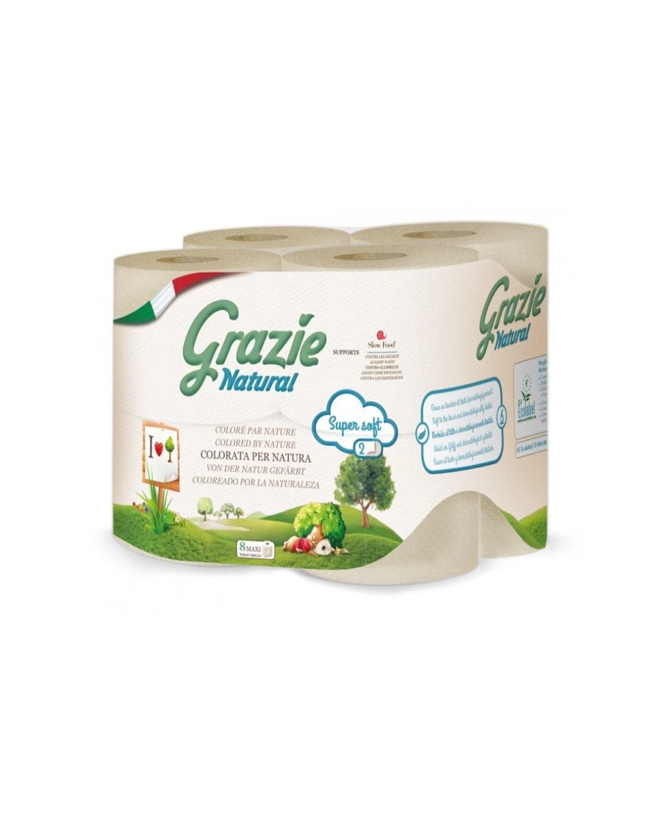 Papier Toilette - x8 - Grazie Natural