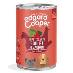 Boîte Chien Poulet & Saumon - 400g - Edgard Cooper