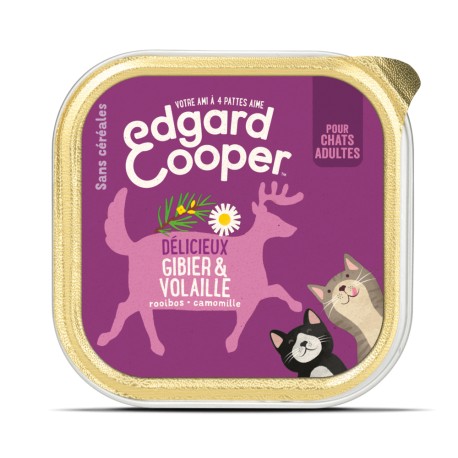 Cat Cup Gibier & Volaille - 85g - Edgard Cooper