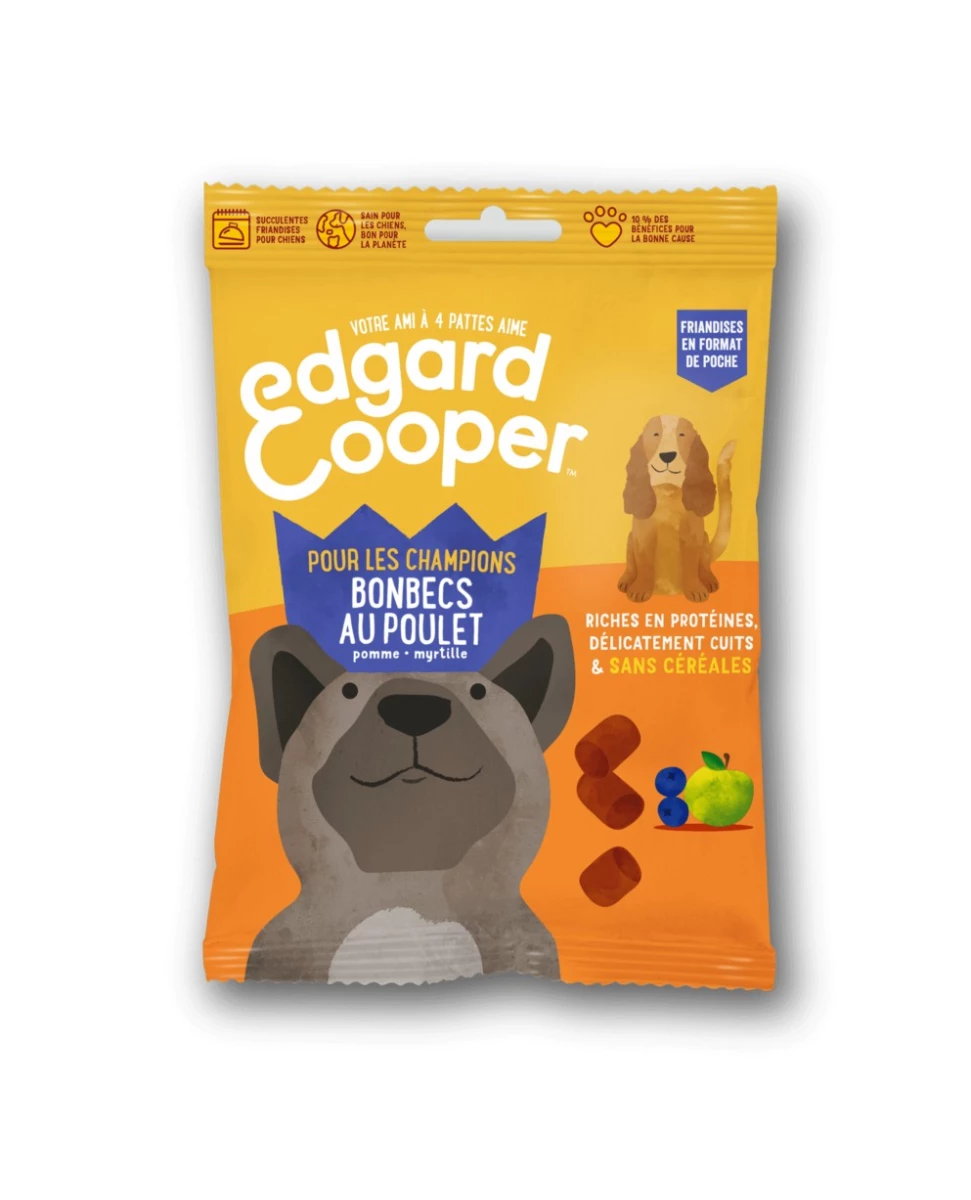 Chien Bonbecs Poulet - 50g - Edgard Cooper