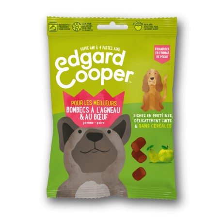 Chien Bonbecs Agneau Boeuf - 50g - Edgard Cooper