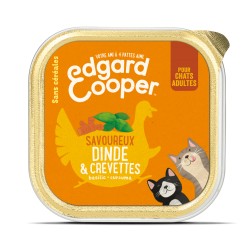 Cat Cup Dinde & Crevettes - 85g - Edgard Cooper