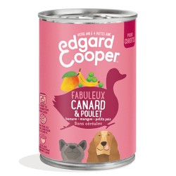 Boîte Chiot Canard & Poulet - 400g - Edgard Cooper