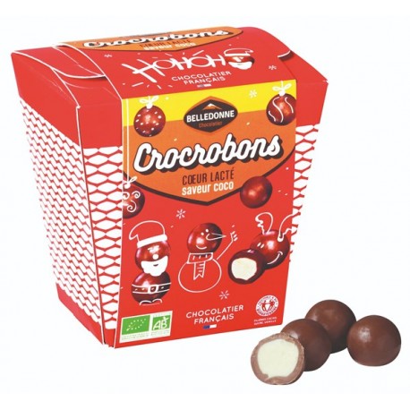 Crocrobons Coeur Lacté Saveur Coco - 160 g - Belledonne