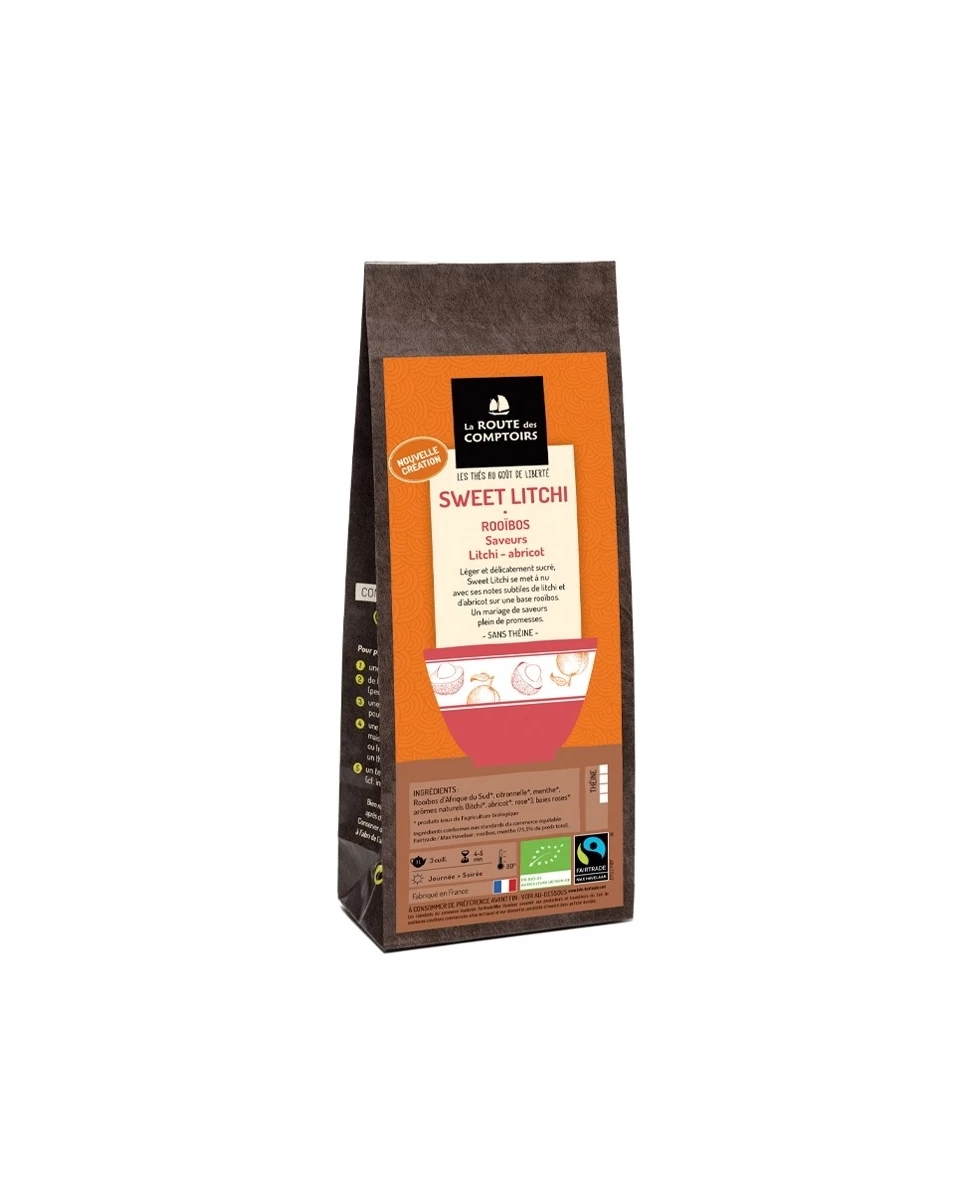 Rooïbos Sweet Litchi - 100g - La Route Des Comptoirs