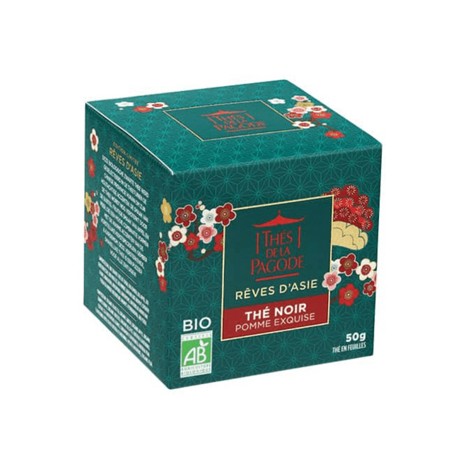 Thé Noir Pomme Exquise Rêves d'Asie - 50 g - Thés de la Pagode