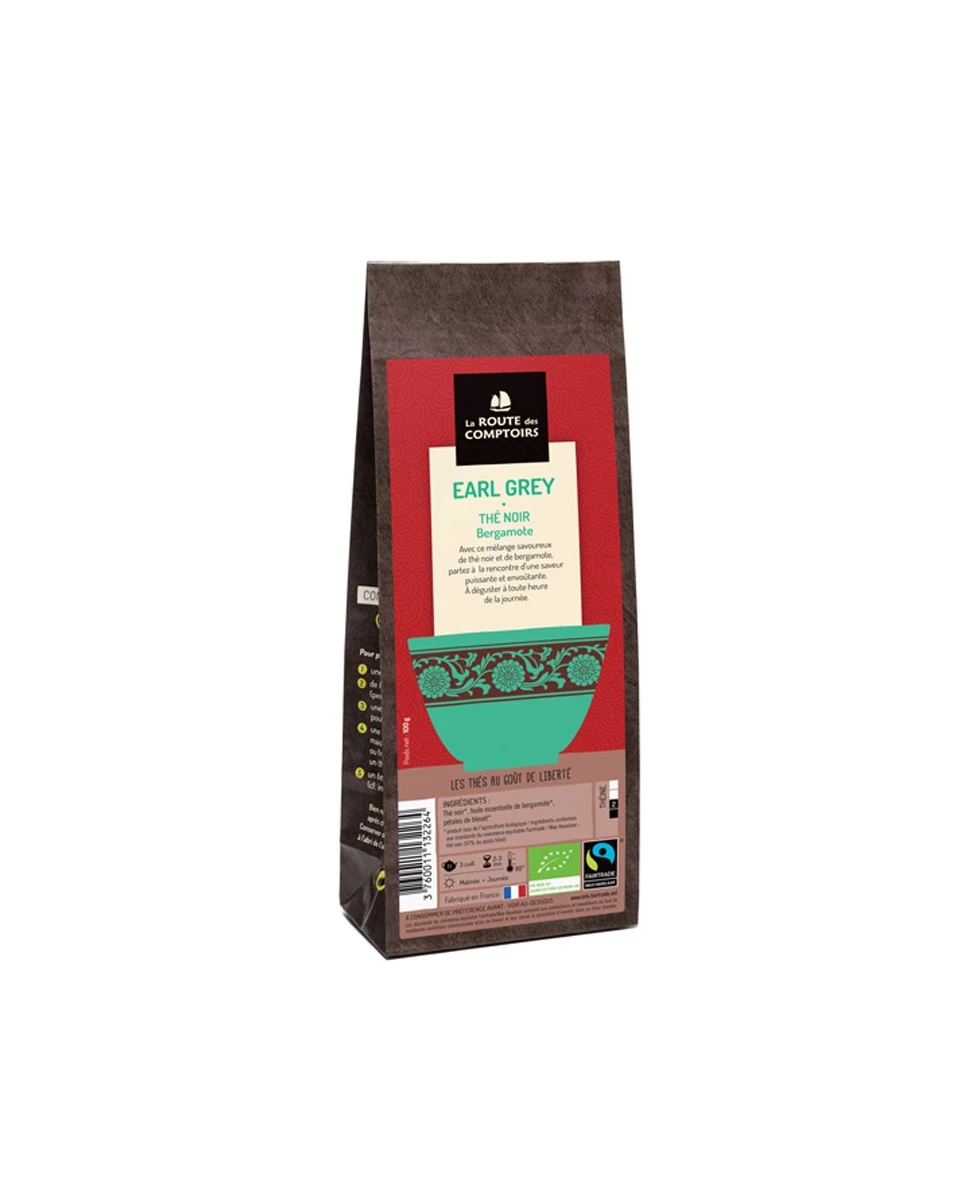 Thé Noir Earl Grey - 100g - La Route Des Comptoirs