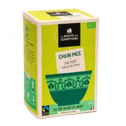 Thé Vert Chun Mee - 20 Infusettes - La Route Des Comptoirs