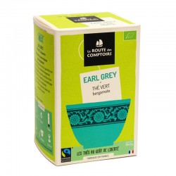 Thé Vert Earl Grey - 20 Infusettes - La Route Des Comptoirs