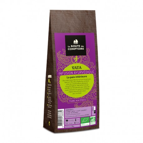 Vata Infusion Ayurvédique - 100g - La Route Des Comptoirs