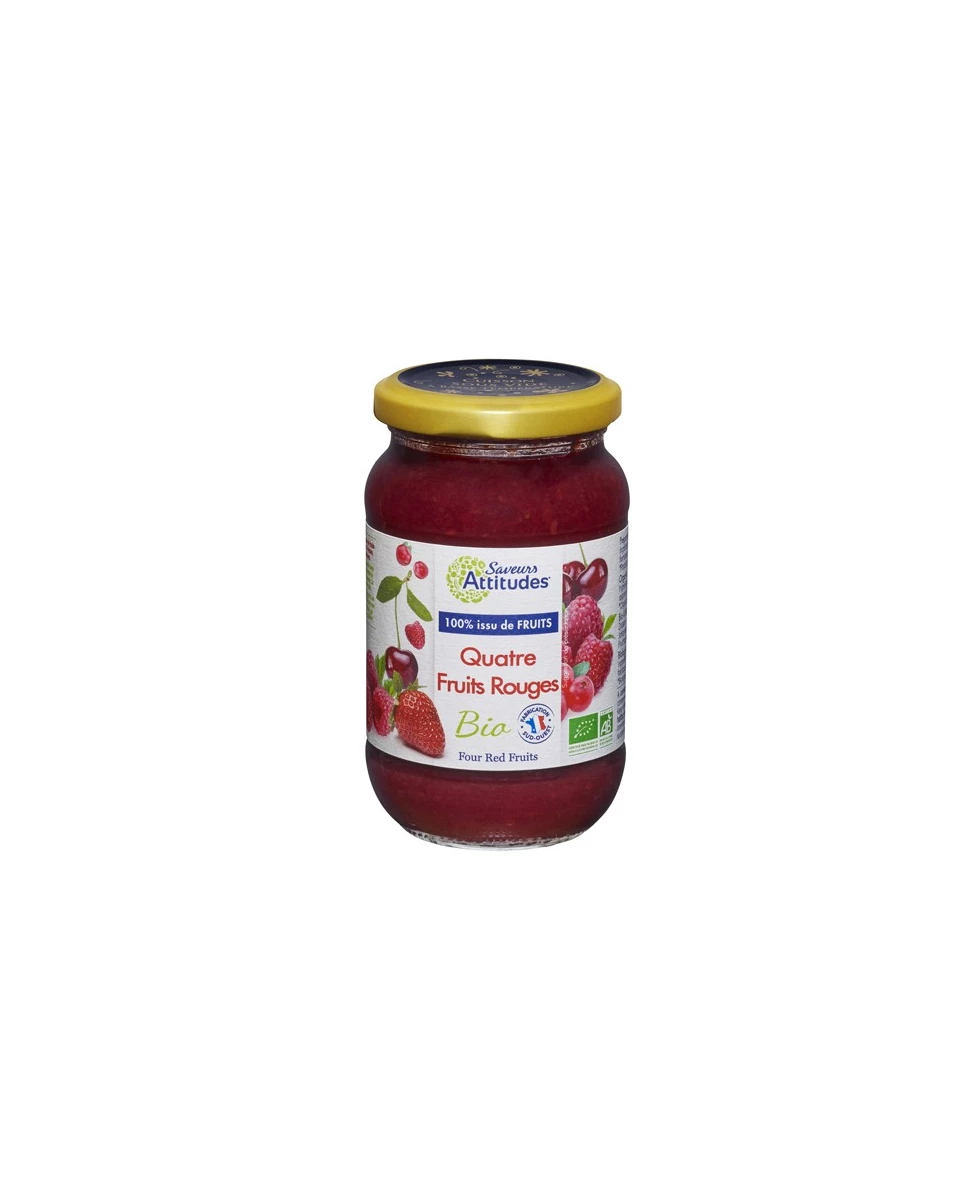 Préparation aux Quatre Fruits Rouges 310g-Saveurs Attitudes