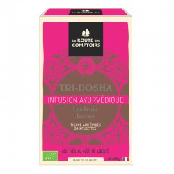 Tri-Dosha Infusion Ayurédique - 17 Infusettes - La Route Des Comptoirs