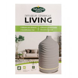 Diffuseur Céramique Living Taupe - NatureSun'Aroms