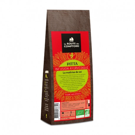 Pitta Infusion Ayurvedique 100g - La Route Des Comptoirs