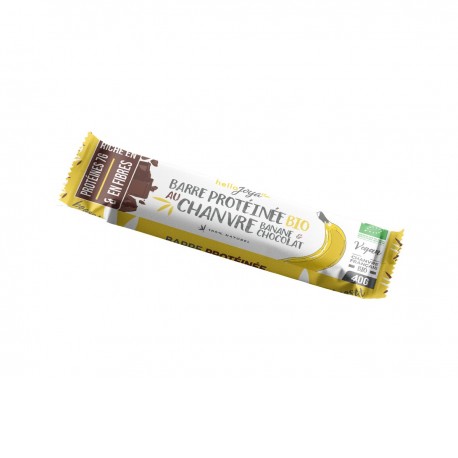 Barre Chanvre Banane Choco - 40g - Hello Joya