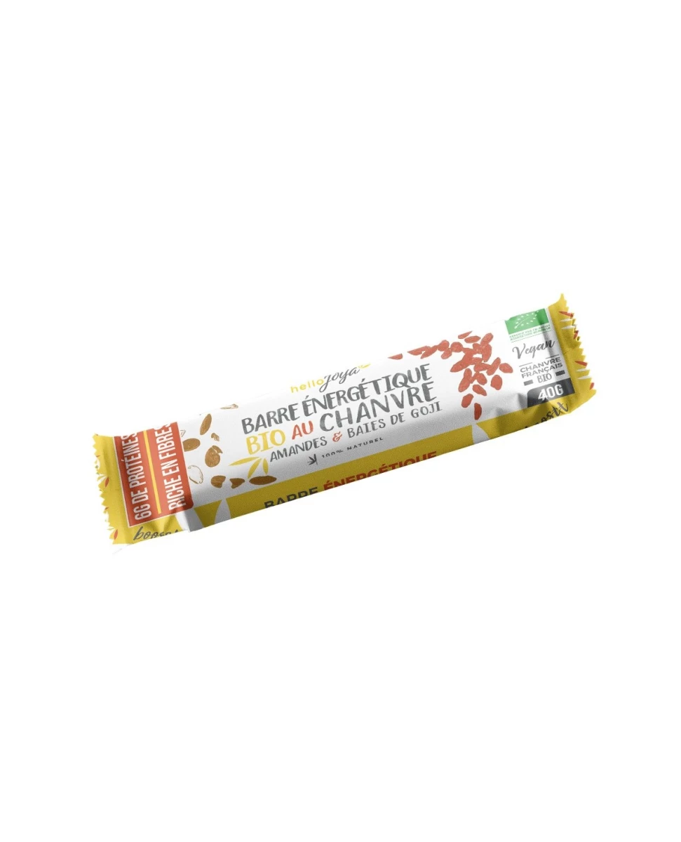 Barre Chanvre Amande Goji - 40g - Hello Joya