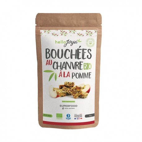 Bouchées Chanvre Pomme - 50g - Hello Joya