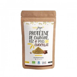 Protéine Chanvre Riz Pois Chocolat - 400g - Hello Joya