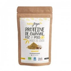 Protéine Chanvre Riz Pois Coco - 400g - Hello Joya