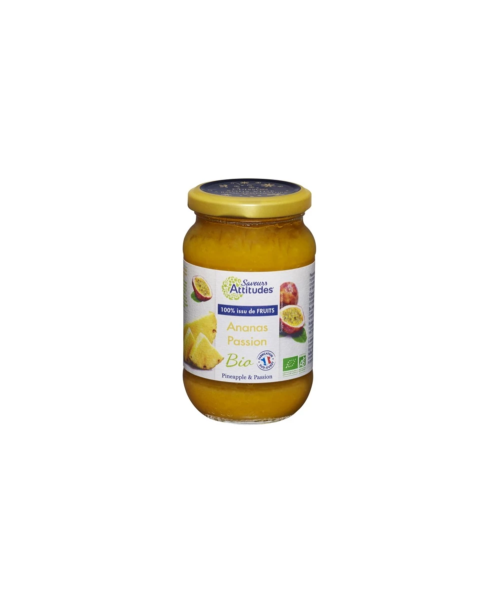 Préparation à l'Ananas et Fruit de la Passion 310g-Saveurs Attitudes