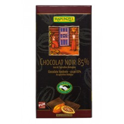 Chocolat noir 85% Végan - 80g - Rapunzel