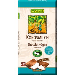 Chocolat Lait de Coco Végan - 80g - Rapunzel