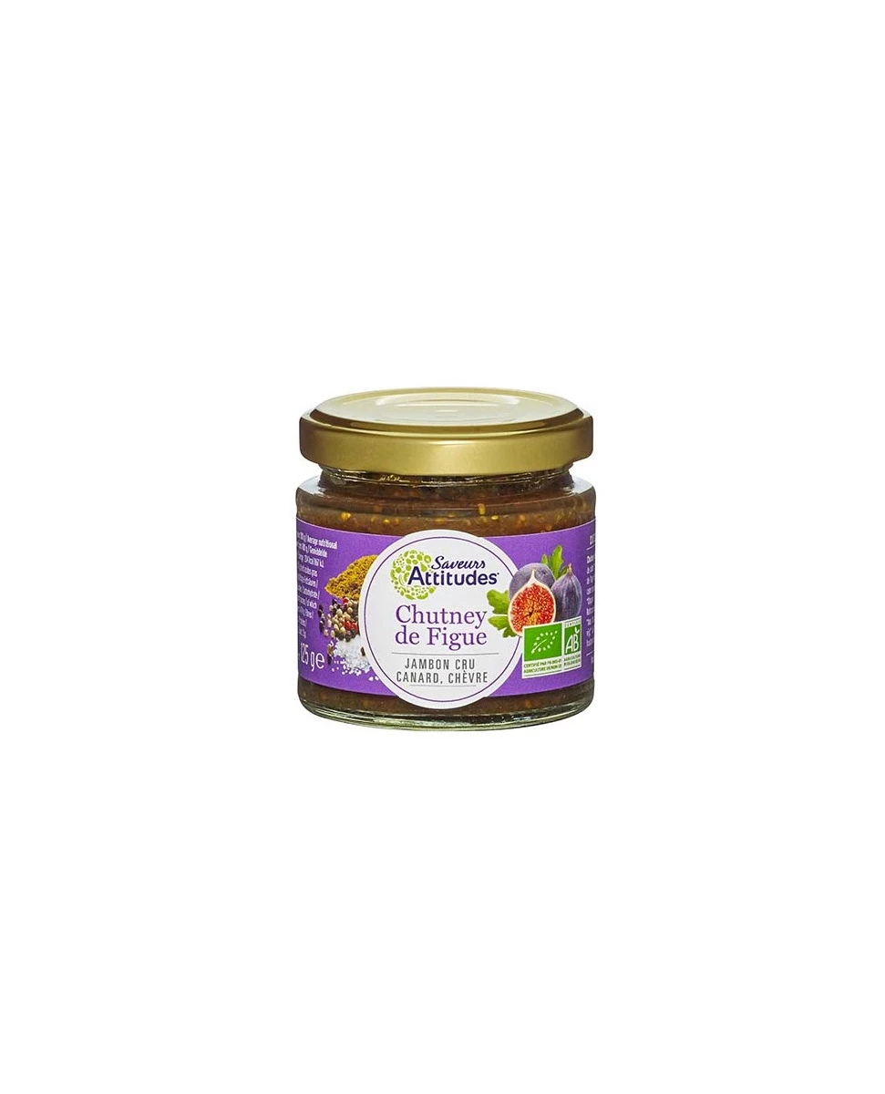 Chutney de Figue 125g-Saveurs Attitudes