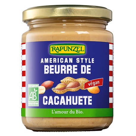 Beurre de Cacahuète à l'Américaine - 250g - Rapunzel