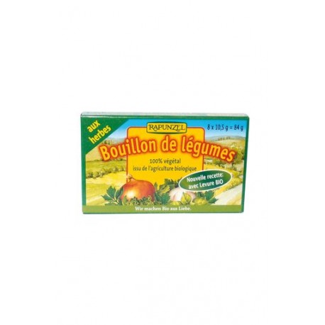 Bouillon Cube Légumes aux Herbes - 84g - Rapunzel