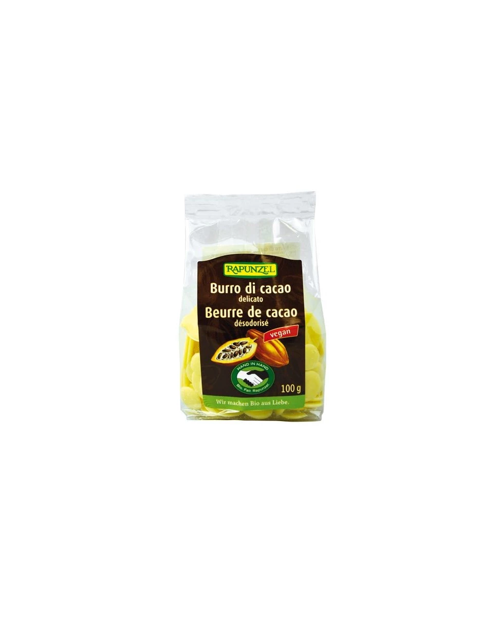 Beurre de Cacao Désodorisé Pastilles - 100g - Rapunzel