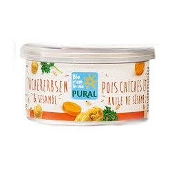 Pâté végétal "Pois Chiches et Huile de Sésame" 125g-Pural