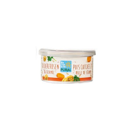 Pâté végétal "Pois Chiches et Huile de Sésame" 125g-Pural