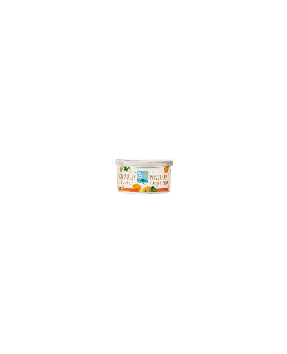 Pâté végétal "Pois Chiches et Huile de Sésame" 125g-Pural