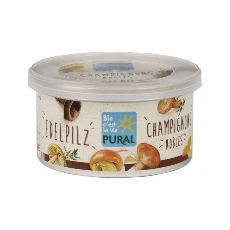 Pâté végétal "Champignons Nobles" 125g-Pural