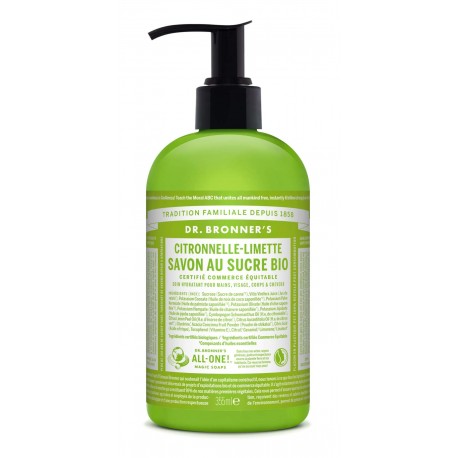 Savon Sucre Citronelle - 355ml - Dr Bronner's