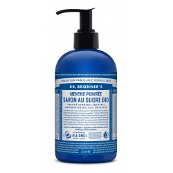 Savon Sucre Menthe Poivrée - 355ml - Dr Bronner's