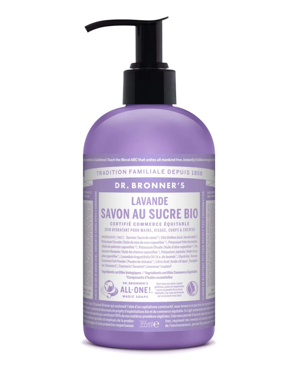 Savon Sucre Lavande - 355ml - Dr Bronner's