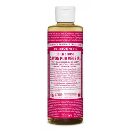 Savon Rose - 240ml - Dr Bronner's