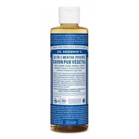 Savon Menthe - 240ml - Dr Bronner's