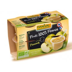 Purée 100% France Pomme (4x100g)-Danival