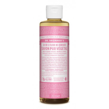 Savon Fleur De Cerisier - 240ml - Dr Bronner's