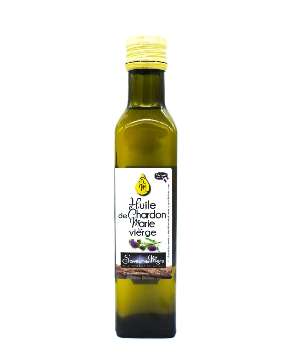 Huile de Chardon Marie Vierge - 0,5L - Saveur de Mets