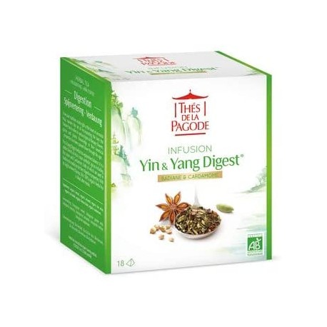 Infusion Yin & Yang Digest - 18 Infusettes - Thés de la Pagode