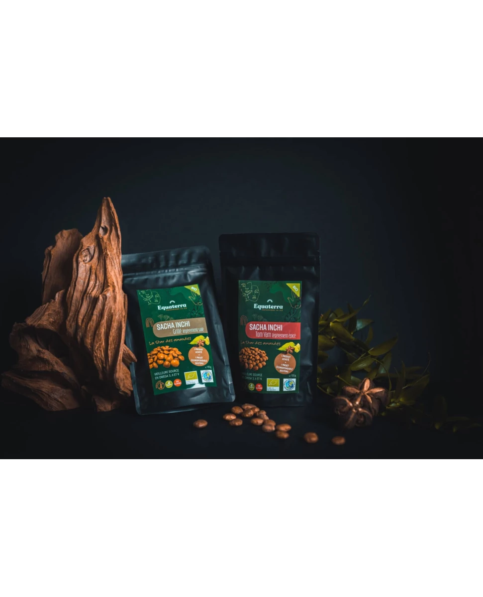 Sacha Inchi Grillé Salé - 100g - Equaterra