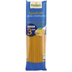 Spaghetti Demi-Complet Cuisson Rapide - 500g - Priméal