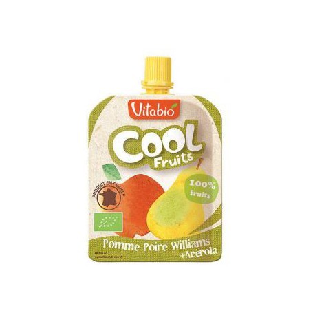 Cool Fruits Pomme Poire Williams 90g-Vitabio