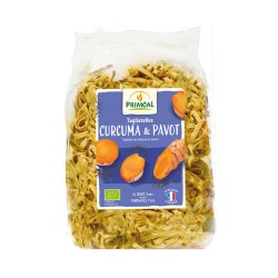 Tagliatelles Curcuma Pavot - 250g - Priméal