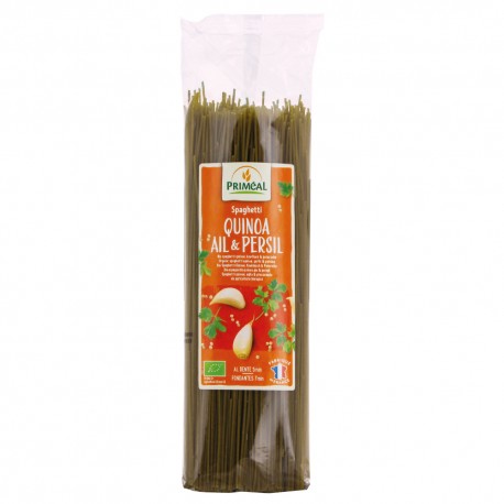 Spaghetti Blé et Quinoa, Ail & Persil - 500g - Priméal