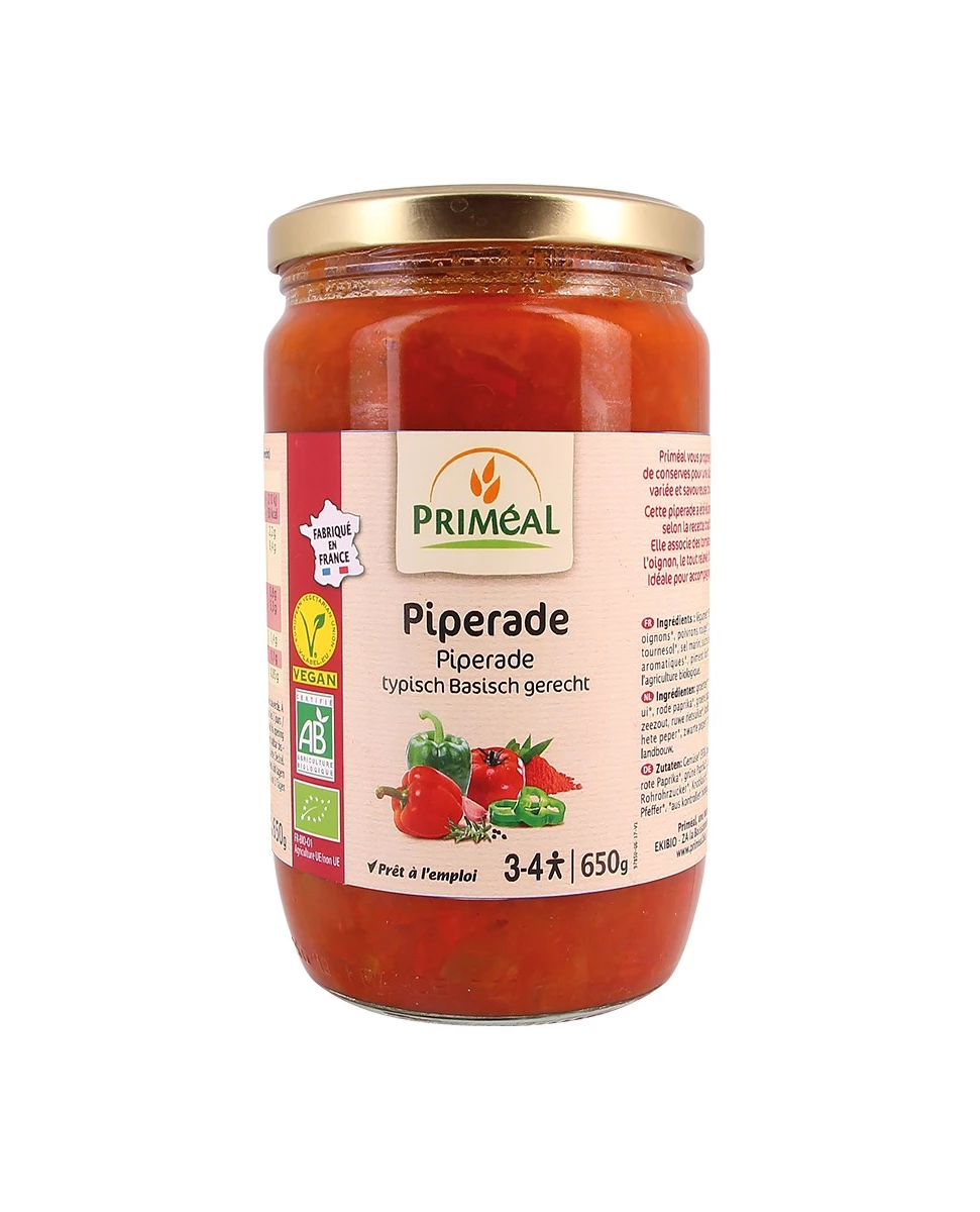 Pipérade - 650g - Priméal
