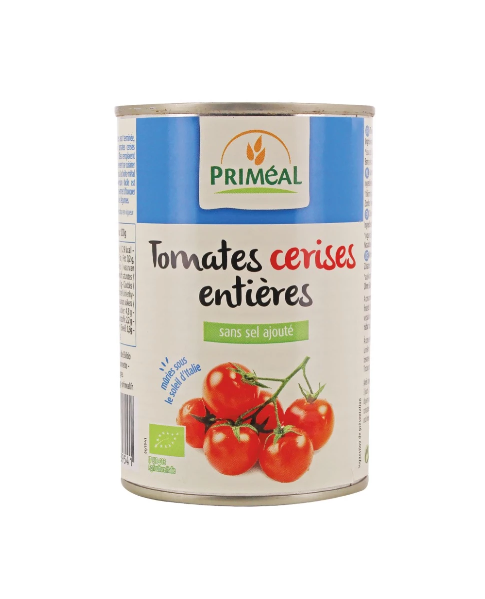 Tomates Cerises Entières - 400g - Priméal